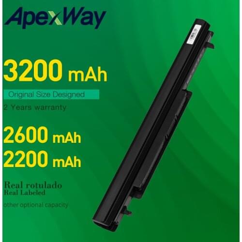 14.8V Laptop Battery A42-K56 A32-K56 for ASUS K56C K56CB K56CM K56 K46C K46CA Series VivoBook S550 S550C S550CA S550CM Series