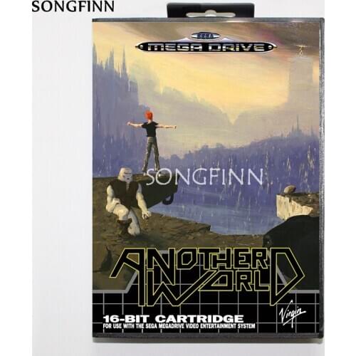 16 bit MD Memory Card With Box for Sega Mega Drive for Genesis Megadrive - Another World