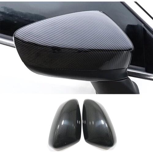 For Mazda 6 Atenza 2013 to 2018 Car side door rearview mirror cover Cover Trim ABS Carbon Fiber car styling accessories 2pcs