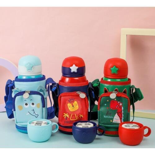 500ml Baby Feeding Cup Stainless Steel Milk Thermos for Children Insulated hot water Bottle leak-poof thermal Cup