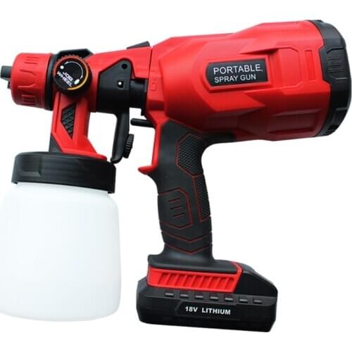 550W Electric Spray Gun 800ml Household Paint Sprayer Flow Control Airbrush Easy Spraying M7DA