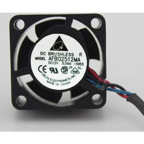 Brand new original 2510 DC12V 0.06A AFB02512MA 2.5CM three wire