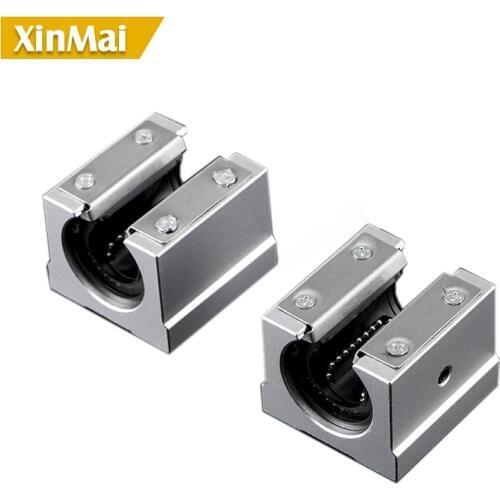 FREE SHIPPING 1pcs SBR12UU SBR16UU SBR20UU SBR25UU SBR12LUU SBR16LUU SBR20LUU sbr20 linear rail sliding bearing block for CNC