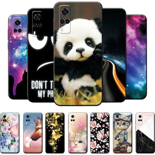 For Vivo Y31 2021 Case Cute Cartoon Phone Case For Vivo Y31 2021 Matte TPU Bumper Soft Silicone Back Cover For Vivo Y31 2021