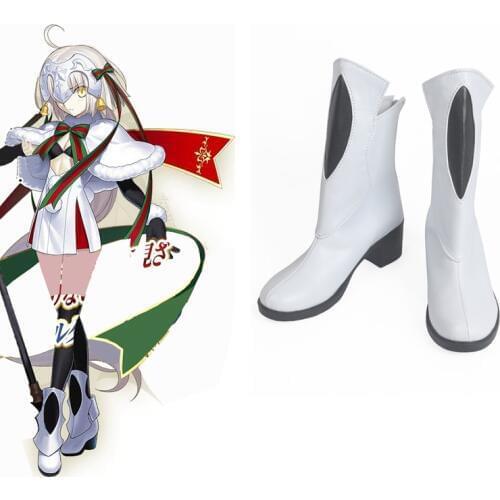 FGO Fate Grand Order Joan of Arc Cosplay Shoes Boots Adult Halloween Party Cosplay Costume Accessories