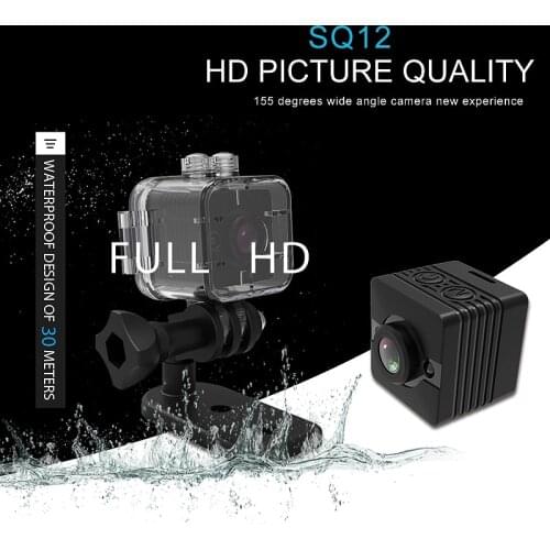 SQ12 Waterproof Mini Camera degree wide-angle lens HD 1080P Wide Angle SQ 12 MINI Camcorder DVR Mini Sport video camera SQ 11 8