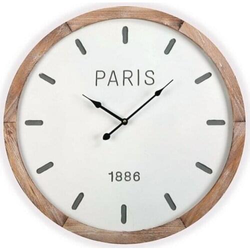 Wall Clock MDF Wood (4,5 x 60 x 60 cm)