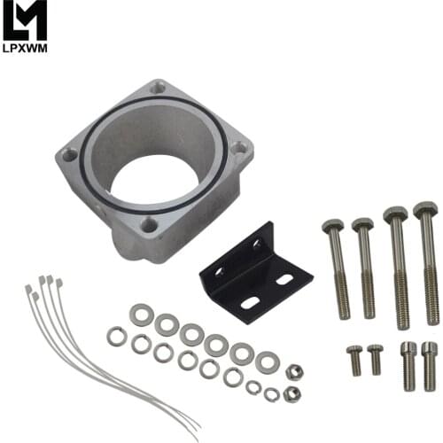 FOR New R33 RB25DET Skyline Front Facing Intake Manifold Original Throttle Body Adaptor Kit Throttle Body Plate TBS61