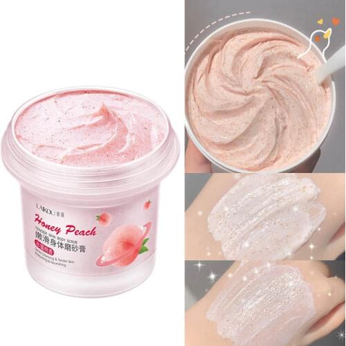 Nicotinamide Whitening Peach Body Scrub Cream Moisturizing Skin Exfoliating Whole Body Pimple Removal Whitening Joints Body Care