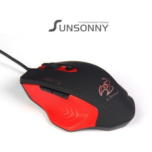 7 Colour Backlit Sunsonny SM-8580 Wired Optical USB Mouse For Video Game Desktop Computer Home Business Office Use Laptop Mice