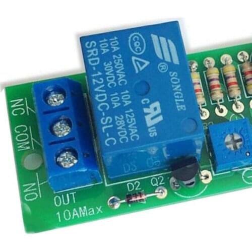K1KA QF-RD21 5V/12V/24V Timer Control Relay Module Turn off Delay Switch Board Delay Timer Switch Module 4 Gears Adjustable