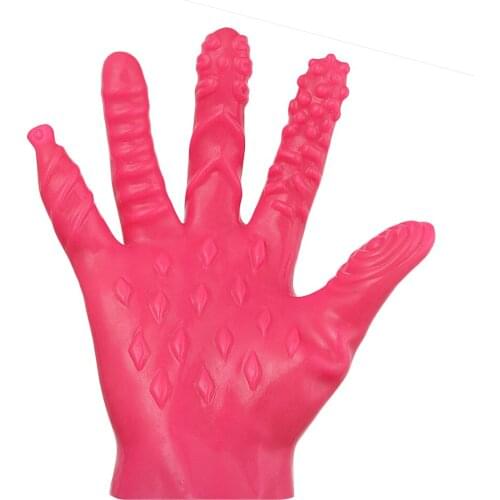 Sex Flirt Plam Finger Gloves for Men Erotic Sex Toys G Spot Vagina Clitoris Stimulator Breast Nipple Massage Masturbation Glove