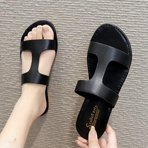 Sandals Women Gladiator Slippers Ladies Beach Shoes Outdoor Crystal Slides Flats Sandals Female Sandalia Femininahn87