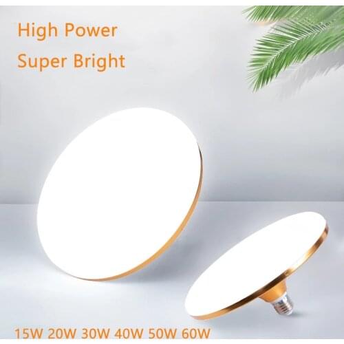 E27 Led Bulb 220V LED Lamp Light Bulbs 15W 20W 30W 40W 50W 60W UFO Spotlights Bombillas Ampoule Led Lights for Home Lighting
