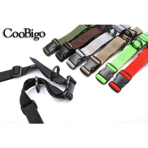 1Pcs 1" Outdoor Camping Tactical Backpack Chest Harness Strap Webbing Sternum Adjustable Dual Release Buckle D Ring Bags Strap