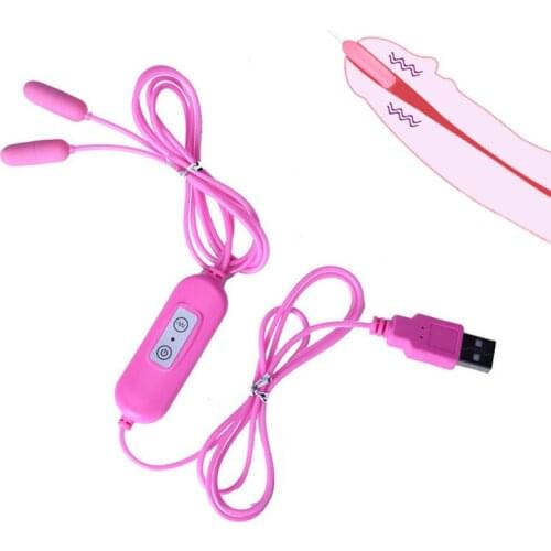 USB Vibrating Urethral Sound Toys Urethral Plug Sex Toys for Men Gay and Women Bullet Vibrator Urethral Dilator Male Masturbator