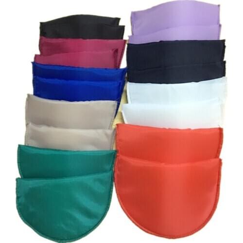 1 Pair 16*10*1cmHigh-Grade Sponge Shoulder Pads Colorful Padding for Women Blazer T-shirt Windbreaker Clothes Accessories