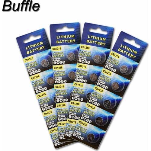 20pcs/4pack CR1216 3V Lithium Button Cell Batteries Watch Coin Battery Car Remote Control ECR1216 DL1216 BR1216 LM1216