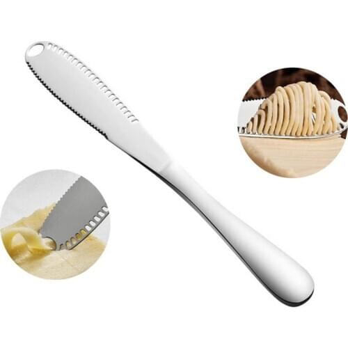 3 In 1 Stainless Steel Utensil Cutlery Dessert Tools For Toast Breakfast Butter Knife Cheese Dessert Cream Knifes Kitchen Baking