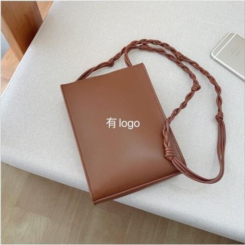 JIL sander canvas bag Small crowd design extremely simple Shoulder Tote Shopping bag to support large capacity womens bag