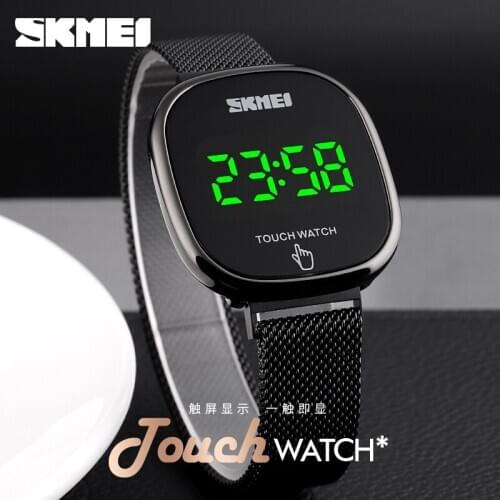 SKMEI 1589 Watch Fashion Women Men Sport Digital Watches Luxury LED Light Date Dipslay Wristwatch Waterproof Steel Clock