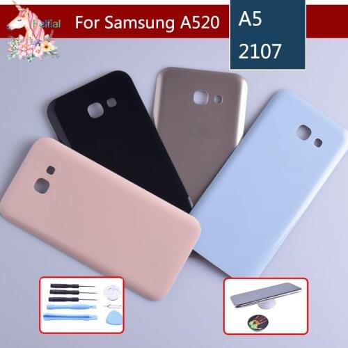 For Samsung Galaxy A520 A520F Back Battery Case 3D Glass Rear Housing Cover For Samsung A5 2017,Rear Door Case Replacement