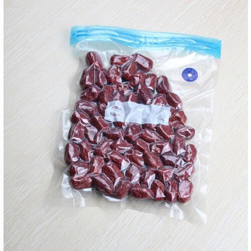 Reusable PE Vacuum Bag Double Zipper Fresh Keeping Food Storage Bags Vacuum Food Sealer Saver Seal Storage Sanwich Pouch Bag 3