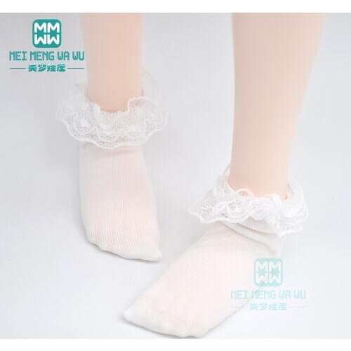 Fashion Lace socks fits 1/6 1/4 1/3 BJD YOSD MYOU MSD SD13 SD14 doll accessories