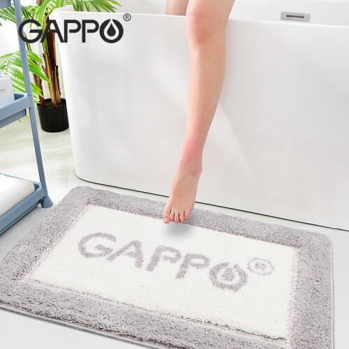 GAPPO Non Slip Bath Mat 60*90cm Bathroom Carpet Mat in the Bathroom Comfortable Bath Pad Bedroom Bathroom Rugs
