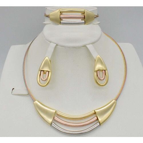 New High Quality Dubai Jewelry Set Nigerian Wedding African Jewelry Sets
