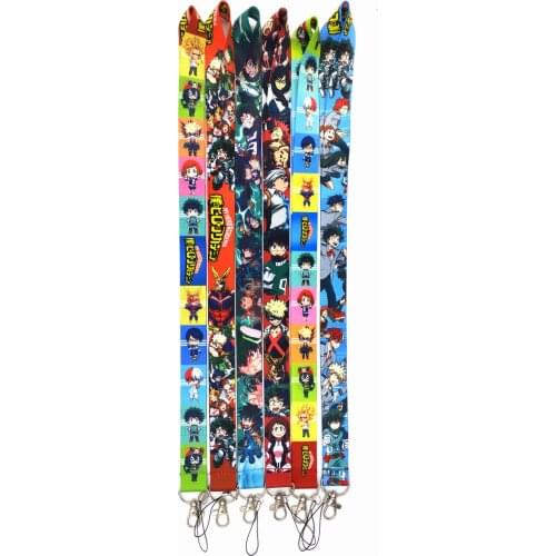 Original cartoon animation Mobile phone lanyard Keychain sling Document neckband Multifunctional lanyard