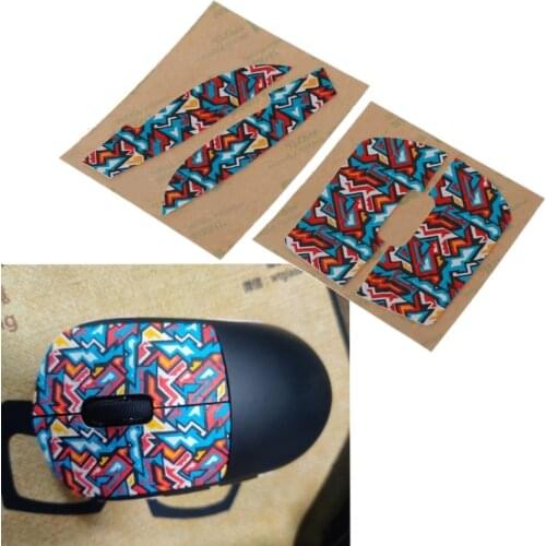 Hotline Games Colorful Mouse Anti-Slip Tape for logitech G Pro Wireless Mouse Sweat Resistant Pads Mouse Side Anti-Slip