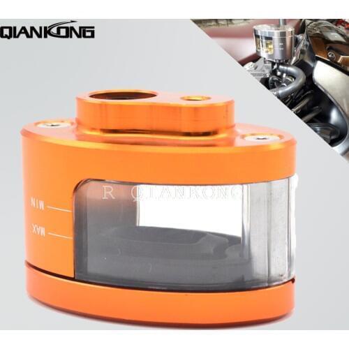 R QIANKONG Motor CNC RFluid Reservoir Oil Cup For BMW R1200GS S1000RR F800GS F650GS 1200 GS Suzuki DRZ 400 S/SM 2000-2015 DR250R