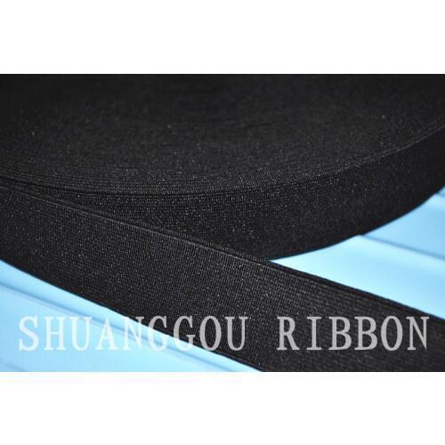 Stretchrite 1''(2.5cm) by 40meters Elastic Cord.black