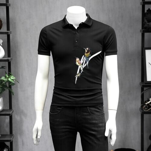 Quality Brand Designer High Polos 2020 New Summer Men Polo Shirts Short Sleeve Embroidery Breathable Casual Shirt 5XL 9232