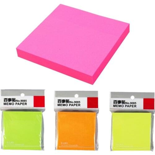 100 sheets Self Adhesive Memo Pad Sticky Notes Bookmark Point It Sticker Paper student School office Supplies Notebooks