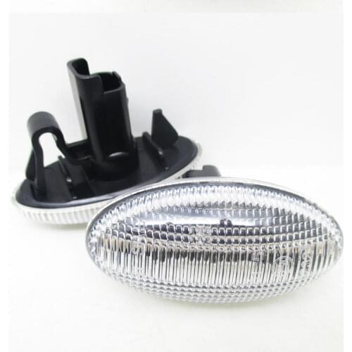 2pcs Led Dynamic Side Marker Turn Signal Indicator Light For Peugeot 107 1007 108 206 CC 307 407 4007 607 Partner Expert Tepee