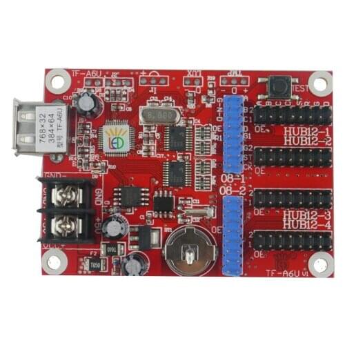 TF-A6U 30PCS/Lot Single and Dual Color USB Interface LED Display Control Card/Controller