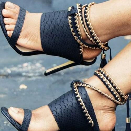 Ankle boots women sandals Pumps High Heel Gladiator Sandal Shoes Party Dress Woman Black Women Shoes High Heels Sexy(in stock)