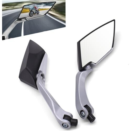 Universial Side Mirrors Motorcycle Handlebar Rear View Back Mirror For Ducati 400 620 695 696 796 821 797 900 MONSTER M400 M600