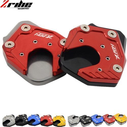 Motorcycle Kickstand Foot Side Stand Extension Pad Support Plate For Honda X-ADV XADV 750 2017 2018 Scooter Accessories X ADV