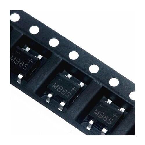 10pcs 600V 0.5A SOP-4 SMD rectifier diode bridge mb6s