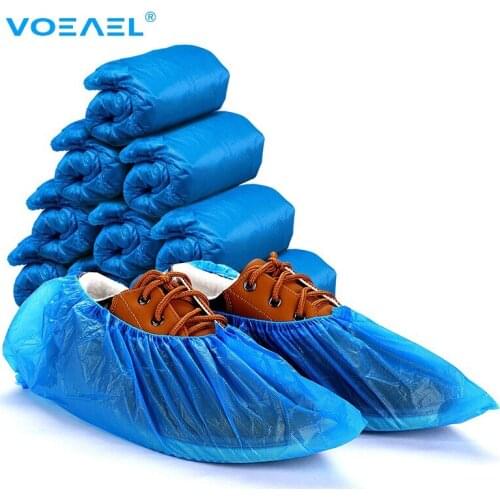 1000 Lİ slip disposable shoe covers waterproof shoe covers dustproof reusable boots case distribution home, rainy, factory protective