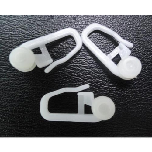 100PC Bed Curtain Hooks Household Special Portable Simple Universal Blind Sliding Hooks Hanging Rings with Ball Track