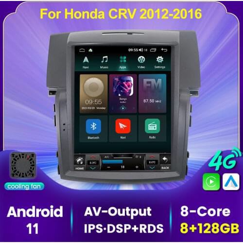 4G RAM Android 10 Car Multimedia Player For Honda CRV Auto Radio 2004-2006 Car Stereo DVD Player GPS Navigation With DSP