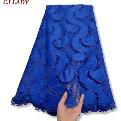 African Lace Fabric 2021 High Quality Lace Nigerian cotton Lace Fabrics For Wedding Dress Sewing French Lace Fabric in Party A04