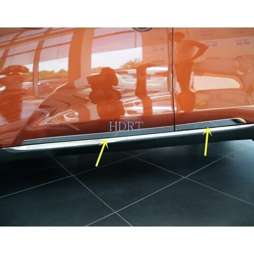 For Kia Seltos 2015 2016 2017 2018 Car Accessories stainless steel Side Door Body Molding Moulding Trim accessories styling