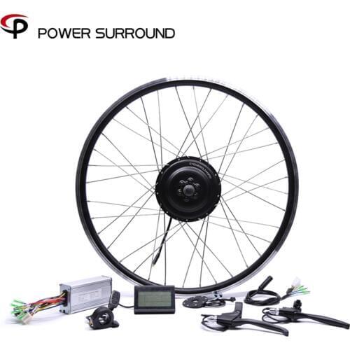 Rushed 48v500w Bafang Rear Cassette Electric Bike Conversion Kit Brushless Hub Motors 20'' 26'' 28''diy Motor Wheel