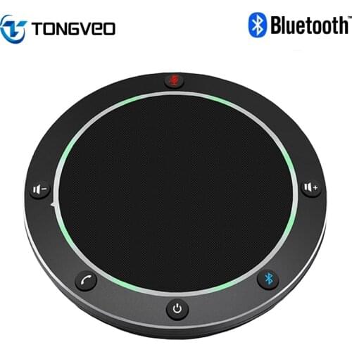 TONGVEO NA100B USB Wireless Bluetooth Speaker for Softphone and Mobile Phone Smart Bluetooth Speakerphone Music Speaker