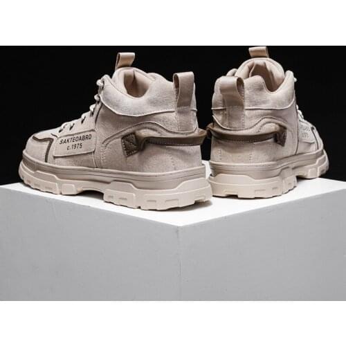 Boots Men Boots Chelsea Men Mens Dress Man Shoes Casual Winter Mens Ankle Sport High Top Sneakers For Boty Coturno Leather